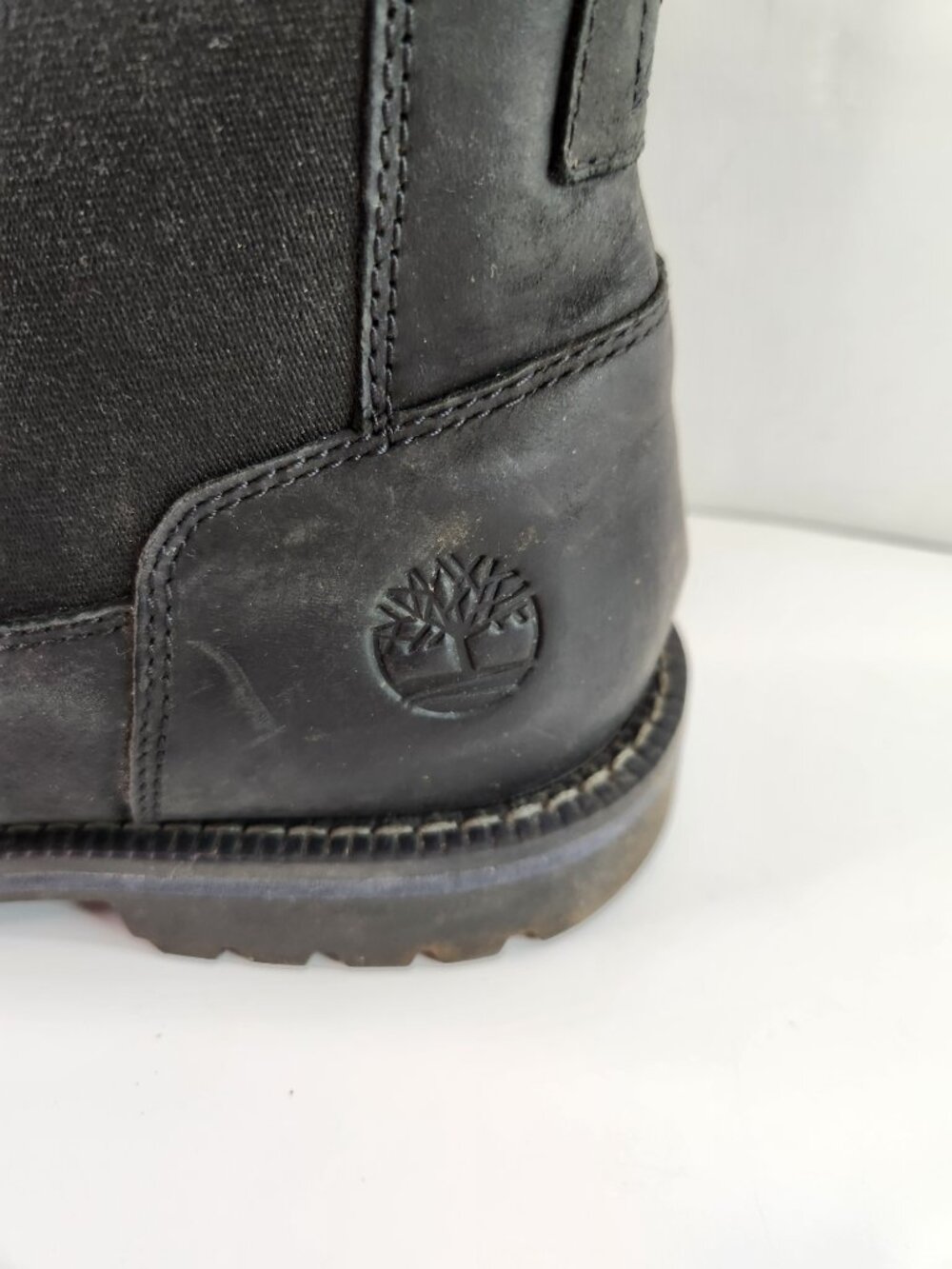 Timberland Mens Redwood Falls Pull-On Boots Mens Size 9 Black - Picture 3 of 8